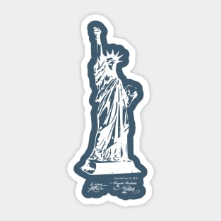 NYC Statue of Liberty Patent Sticker